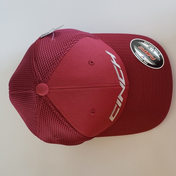 Burgundy Cinch Hat Cinch Cap Western Hat Cowboy Hat Rodeo Hat Farm Hat Ranch Hat - Picture 6 of 10